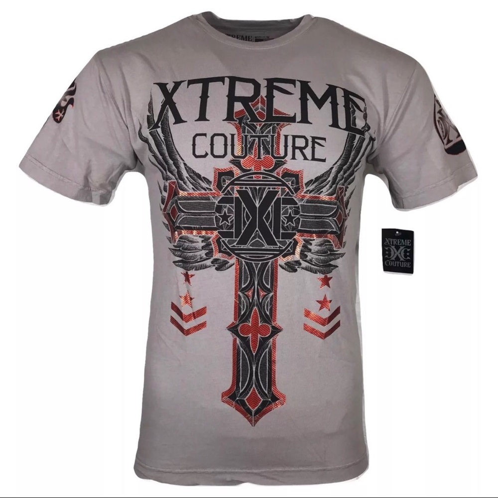 XTREME COUTURE by AFFLICTION Men T-Shirt FAITH & T
